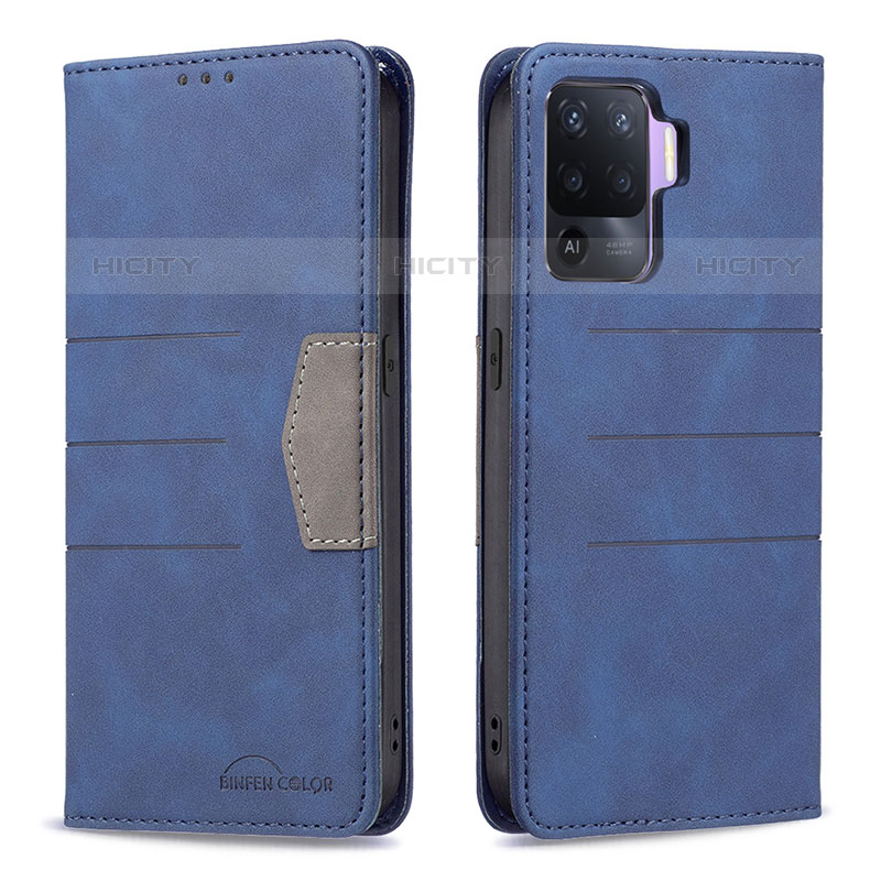 Funda de Cuero Cartera con Soporte Carcasa B01F para Oppo A94 4G