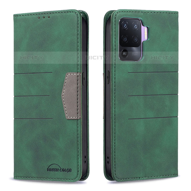 Funda de Cuero Cartera con Soporte Carcasa B01F para Oppo A94 4G