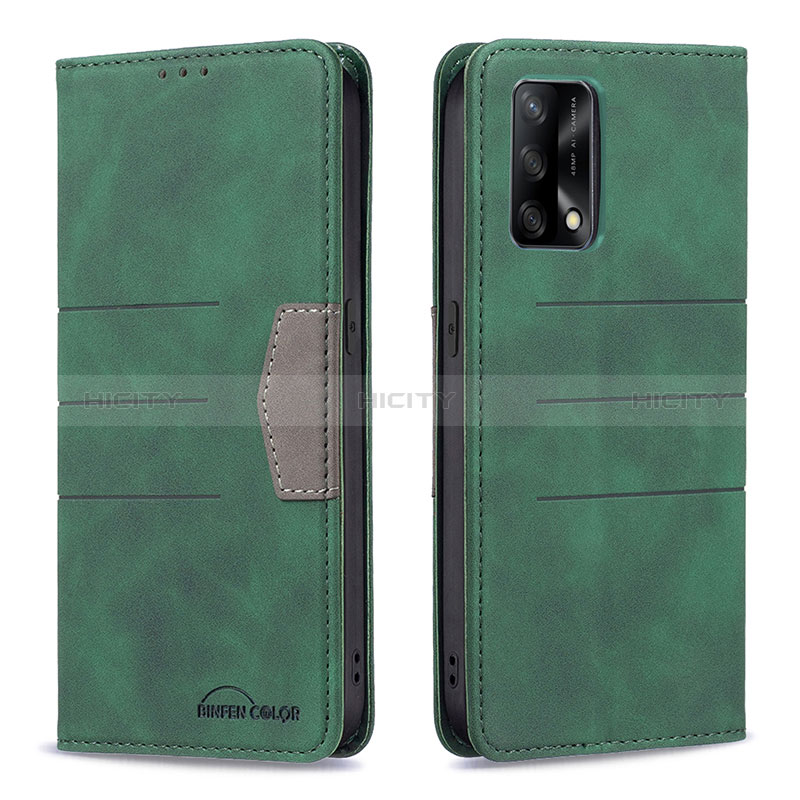 Funda de Cuero Cartera con Soporte Carcasa B01F para Oppo F19s