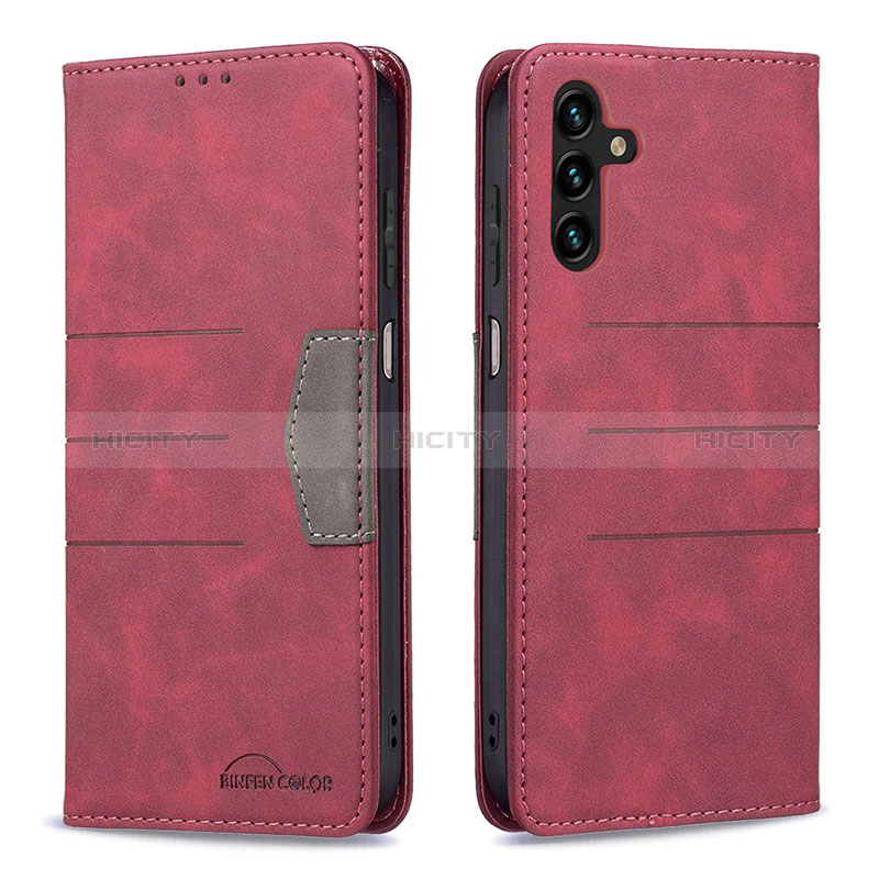 Funda de Cuero Cartera con Soporte Carcasa B01F para Samsung Galaxy A04s