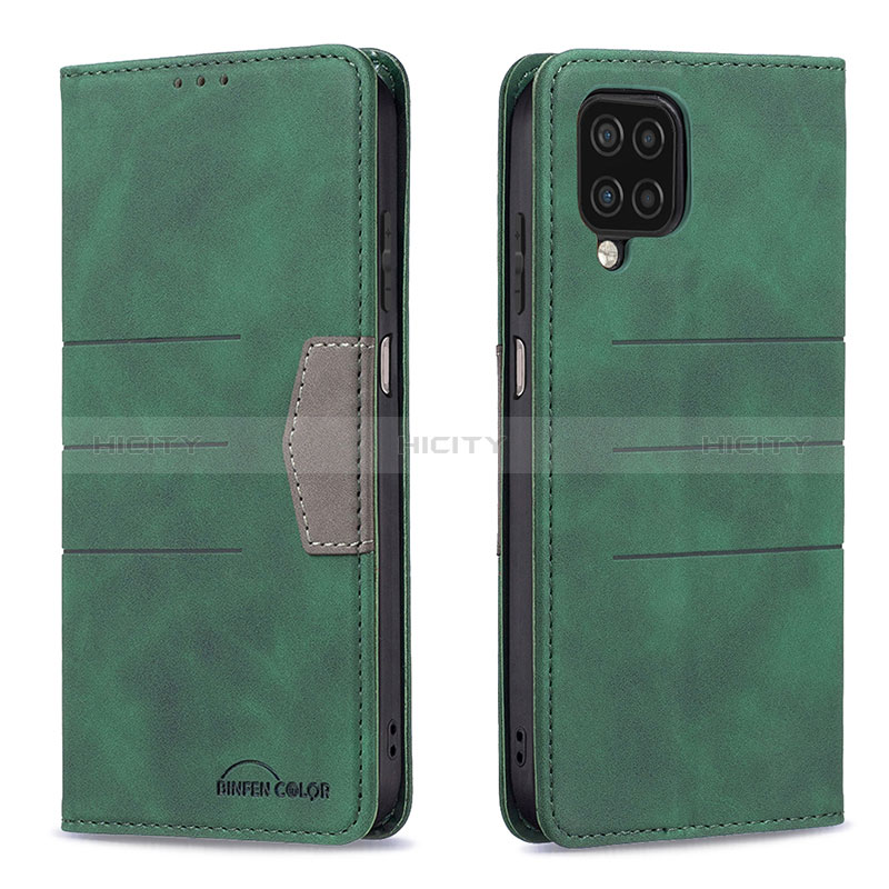 Funda de Cuero Cartera con Soporte Carcasa B01F para Samsung Galaxy A12 Nacho