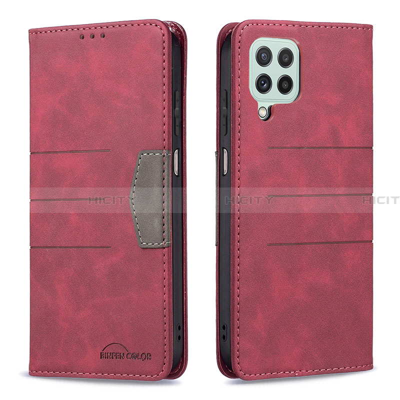 Funda de Cuero Cartera con Soporte Carcasa B01F para Samsung Galaxy A22 4G