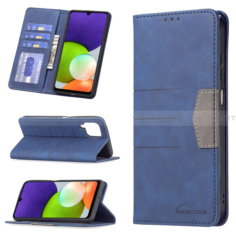 Funda de Cuero Cartera con Soporte Carcasa B01F para Samsung Galaxy A22 4G