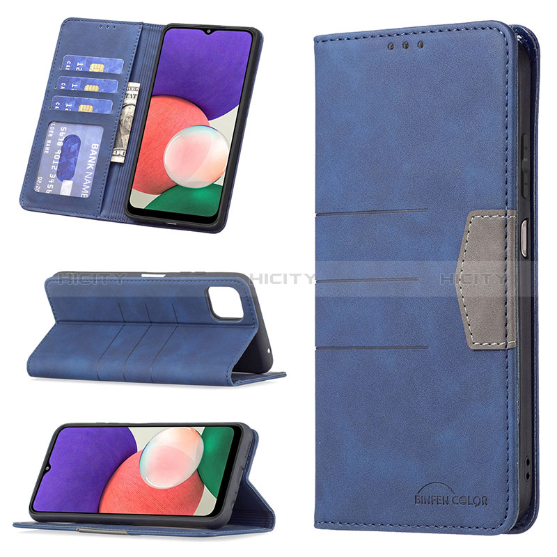 Funda de Cuero Cartera con Soporte Carcasa B01F para Samsung Galaxy A22s 5G