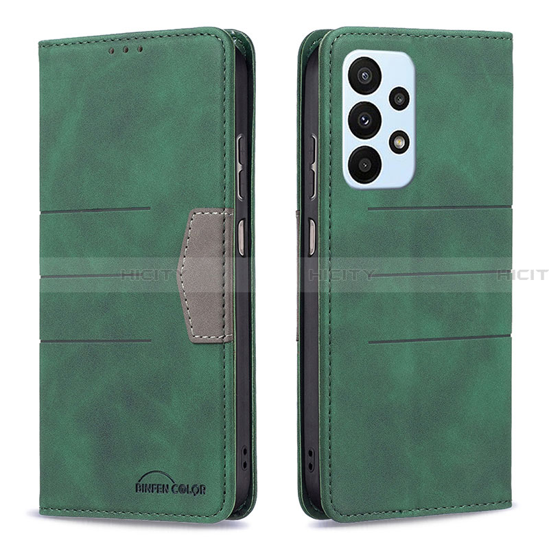 Funda de Cuero Cartera con Soporte Carcasa B01F para Samsung Galaxy A23 4G