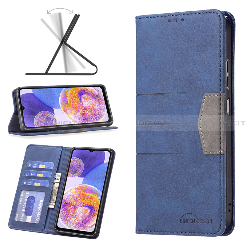 Funda de Cuero Cartera con Soporte Carcasa B01F para Samsung Galaxy A23 4G