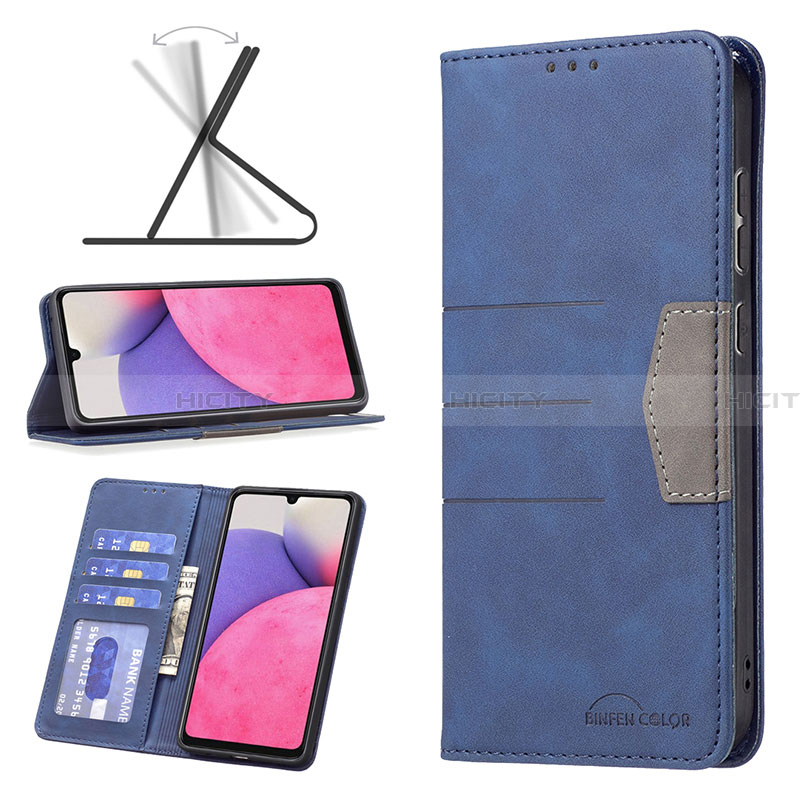 Funda de Cuero Cartera con Soporte Carcasa B01F para Samsung Galaxy A33 5G