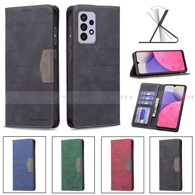 Funda de Cuero Cartera con Soporte Carcasa B01F para Samsung Galaxy A33 5G