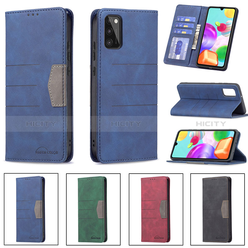 Funda de Cuero Cartera con Soporte Carcasa B01F para Samsung Galaxy A41