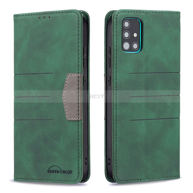 Funda de Cuero Cartera con Soporte Carcasa B01F para Samsung Galaxy A51 4G