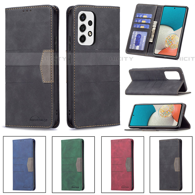 Funda de Cuero Cartera con Soporte Carcasa B01F para Samsung Galaxy A53 5G