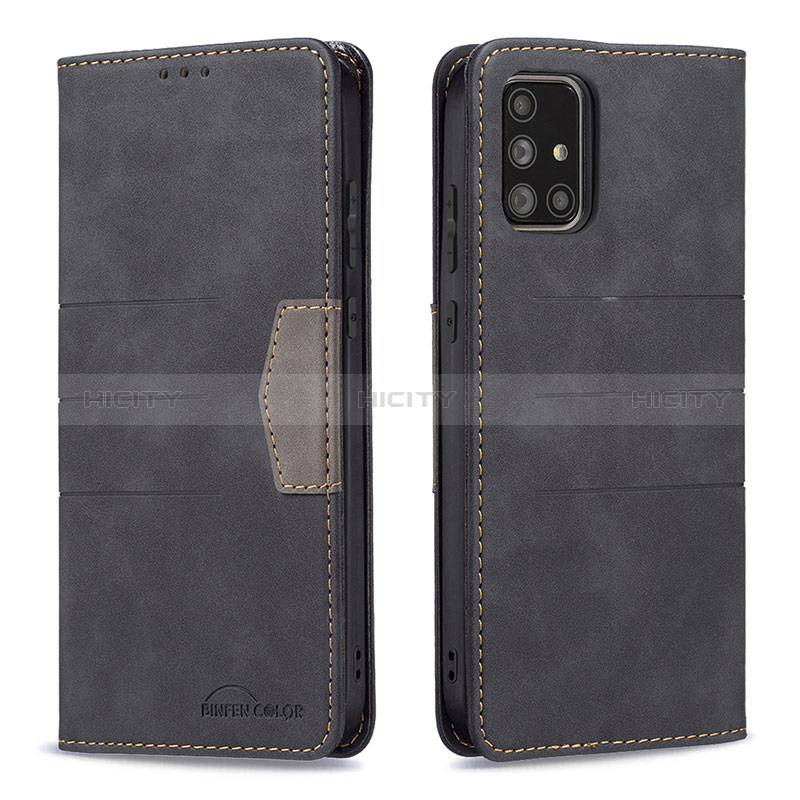 Funda de Cuero Cartera con Soporte Carcasa B01F para Samsung Galaxy A71 4G A715