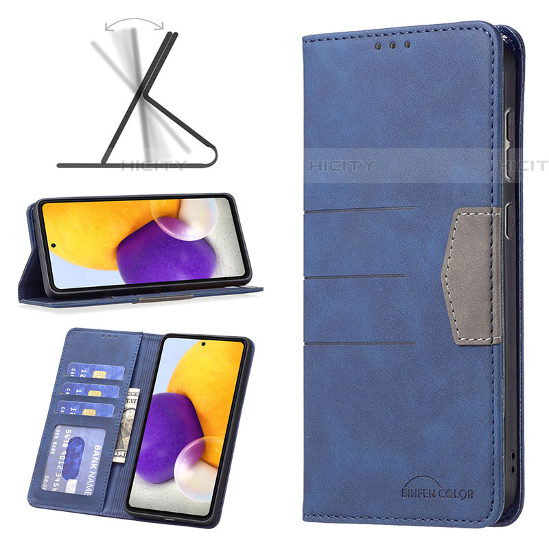 Funda de Cuero Cartera con Soporte Carcasa B01F para Samsung Galaxy A73 5G