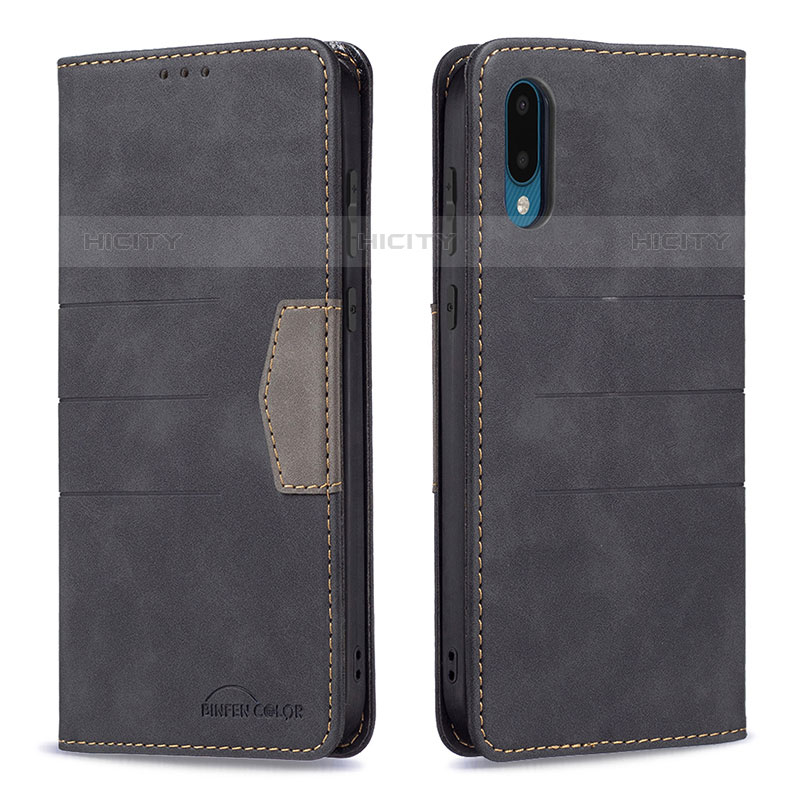 Funda de Cuero Cartera con Soporte Carcasa B01F para Samsung Galaxy M02