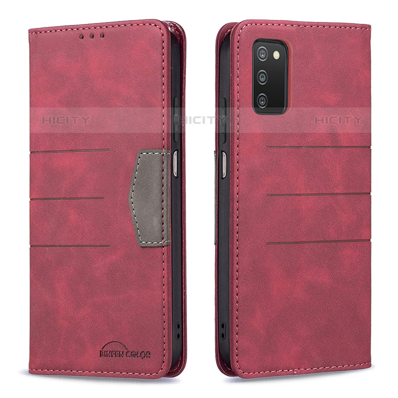 Funda de Cuero Cartera con Soporte Carcasa B01F para Samsung Galaxy M02s