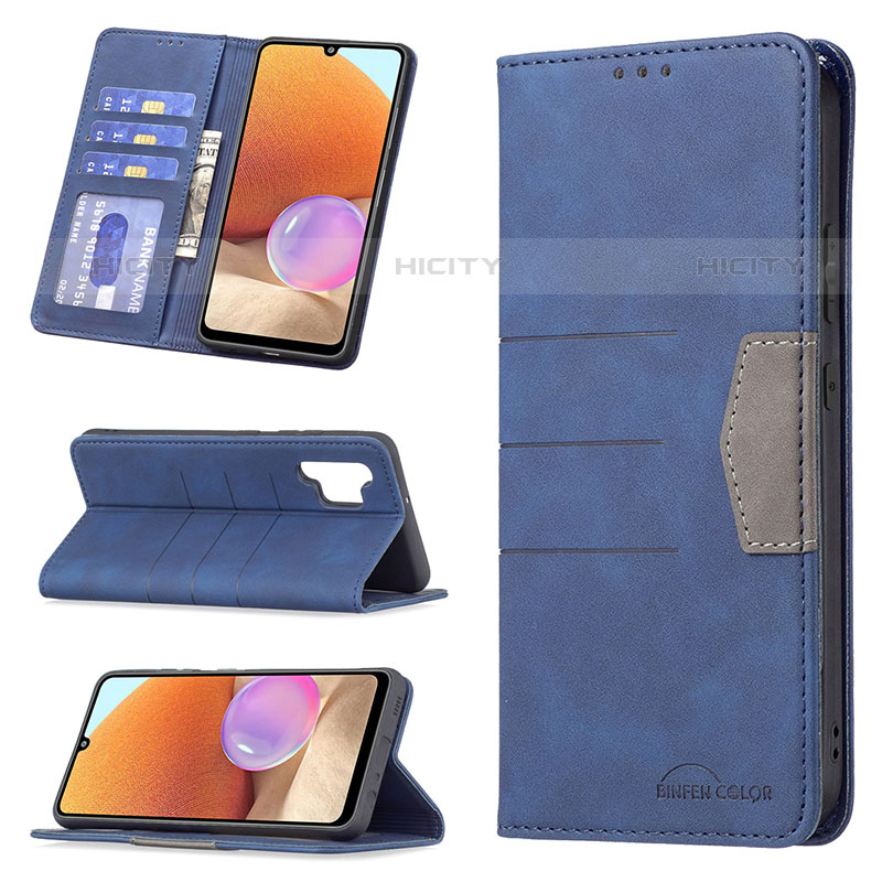 Funda de Cuero Cartera con Soporte Carcasa B01F para Samsung Galaxy M32 5G