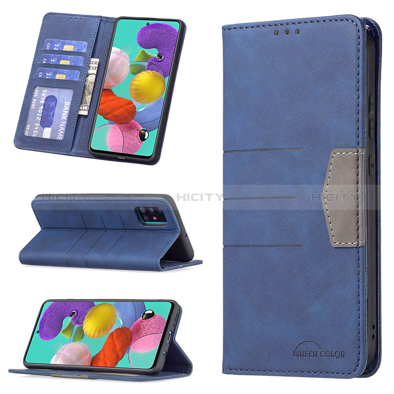 Funda de Cuero Cartera con Soporte Carcasa B01F para Samsung Galaxy M40S