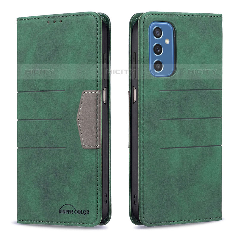 Funda de Cuero Cartera con Soporte Carcasa B01F para Samsung Galaxy M52 5G Verde