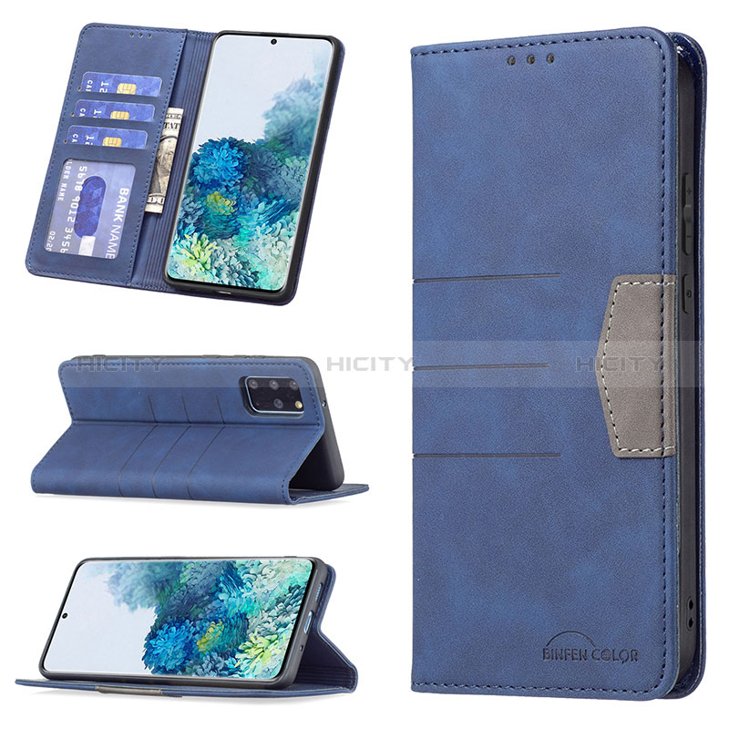 Funda de Cuero Cartera con Soporte Carcasa B01F para Samsung Galaxy S20 Plus 5G