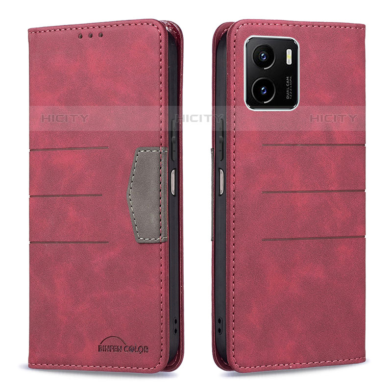 Funda de Cuero Cartera con Soporte Carcasa B01F para Vivo iQOO U5x