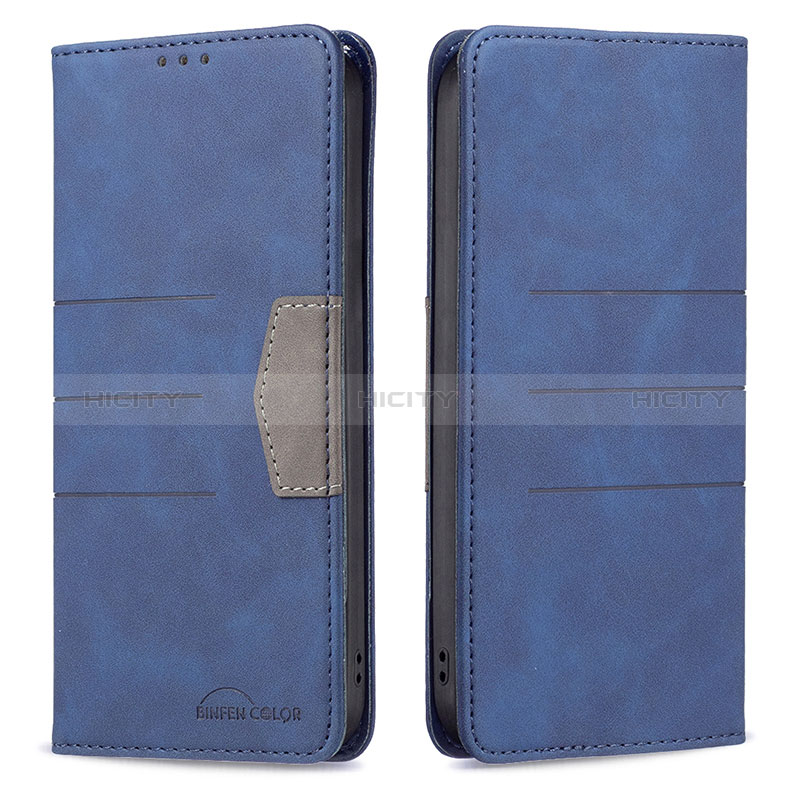 Funda de Cuero Cartera con Soporte Carcasa B01F para Xiaomi Mi 11i 5G Azul