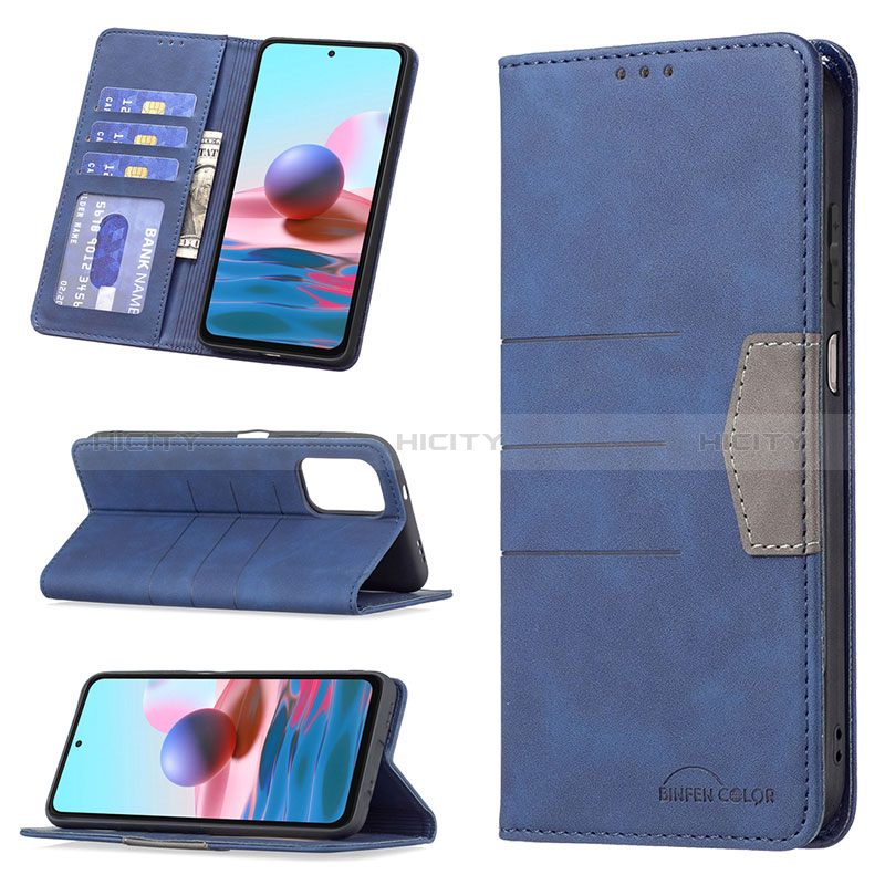 Funda de Cuero Cartera con Soporte Carcasa B01F para Xiaomi Poco M5S