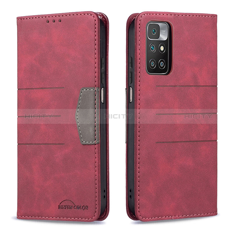 Funda de Cuero Cartera con Soporte Carcasa B01F para Xiaomi Redmi 10 (2022)