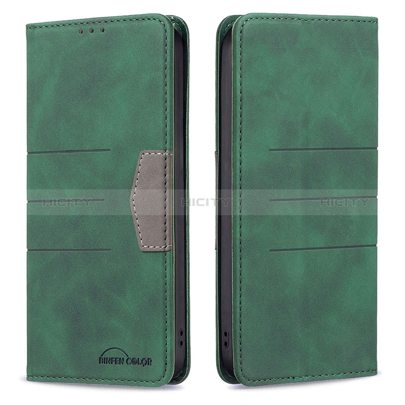 Funda de Cuero Cartera con Soporte Carcasa B01F para Xiaomi Redmi K40 5G Verde