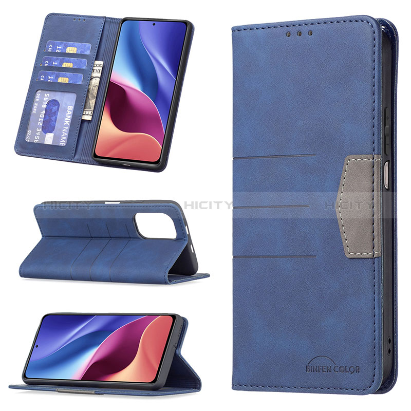 Funda de Cuero Cartera con Soporte Carcasa B01F para Xiaomi Redmi K40 Pro 5G