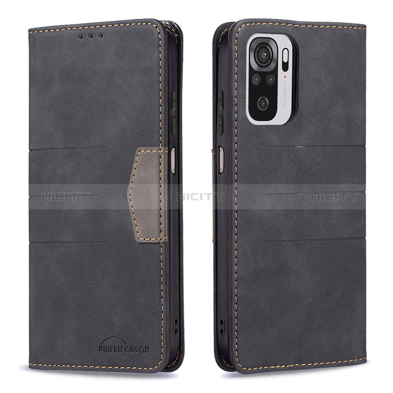 Funda de Cuero Cartera con Soporte Carcasa B01F para Xiaomi Redmi Note 10S 4G