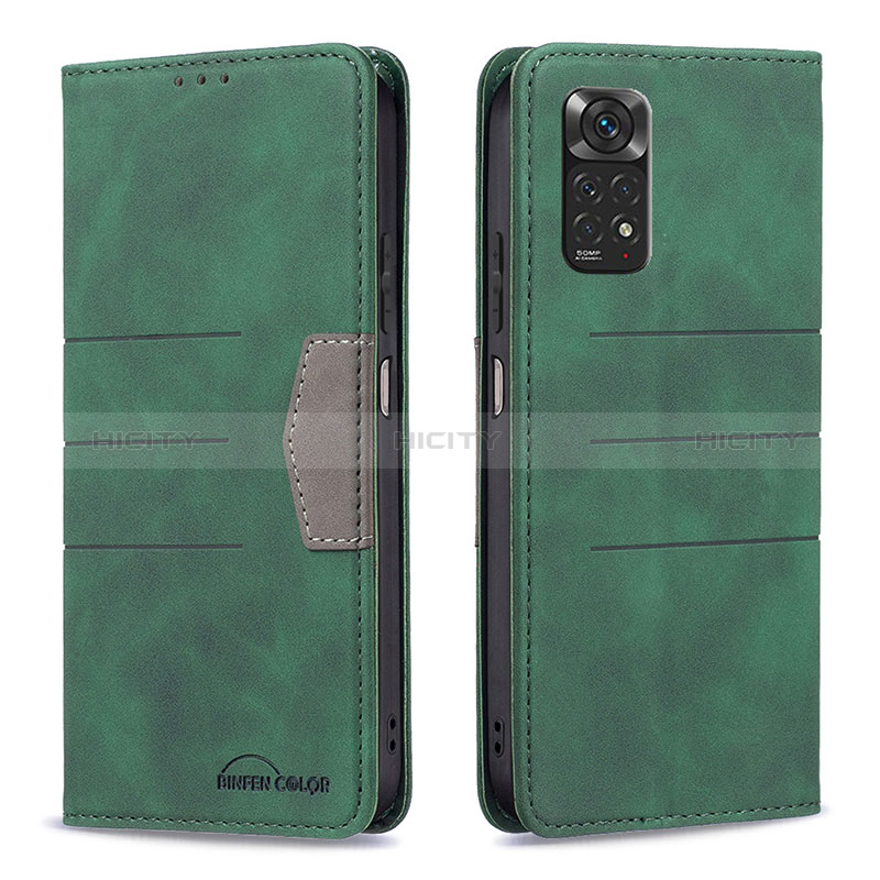 Funda de Cuero Cartera con Soporte Carcasa B01F para Xiaomi Redmi Note 11 4G (2022)