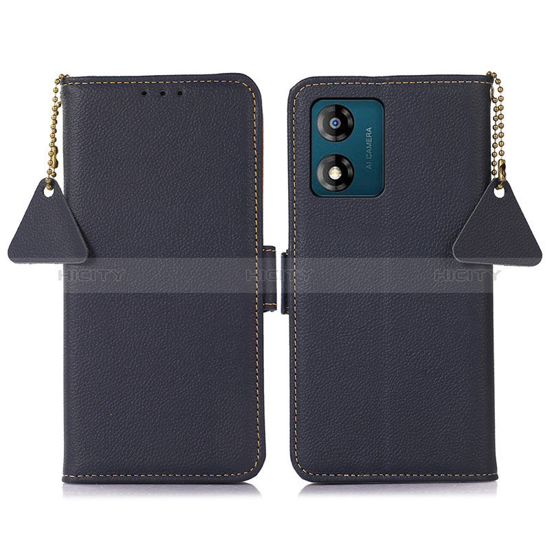 Funda de Cuero Cartera con Soporte Carcasa B01H para Motorola Moto E13