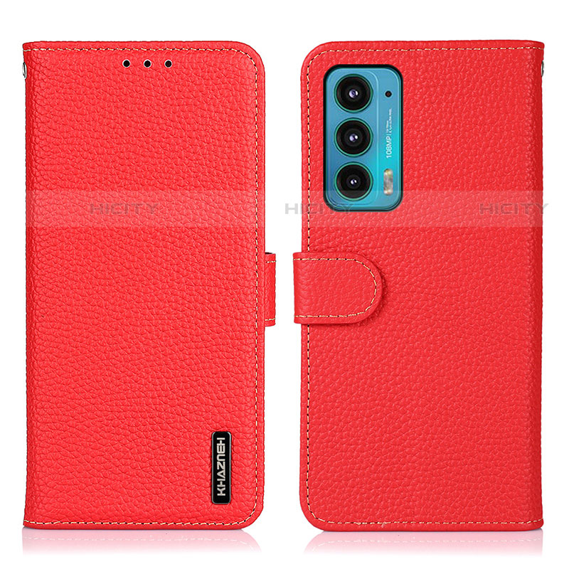 Funda de Cuero Cartera con Soporte Carcasa B01H para Motorola Moto Edge Lite 5G