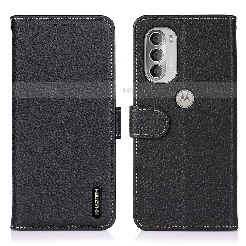 Funda de Cuero Cartera con Soporte Carcasa B01H para Motorola Moto G51 5G