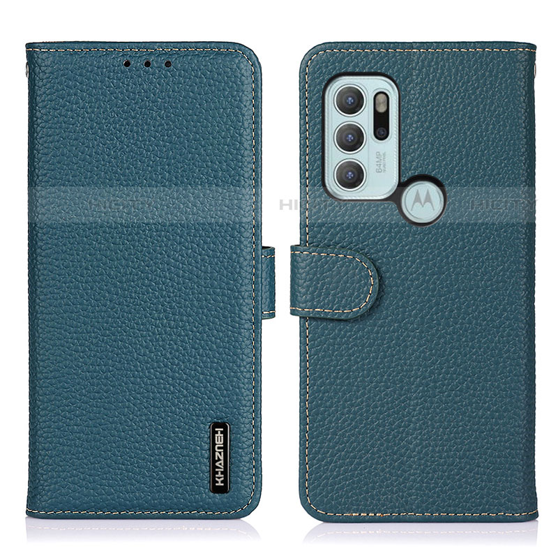 Funda de Cuero Cartera con Soporte Carcasa B01H para Motorola Moto G60s