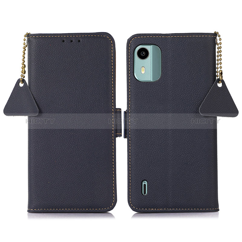 Funda de Cuero Cartera con Soporte Carcasa B01H para Nokia C12 Plus