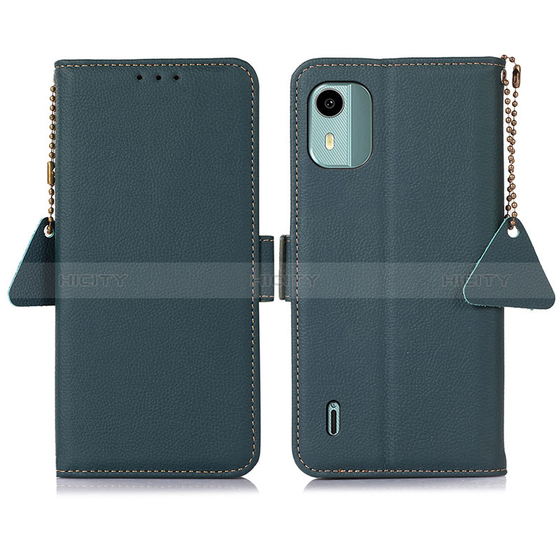 Funda de Cuero Cartera con Soporte Carcasa B01H para Nokia C12 Plus