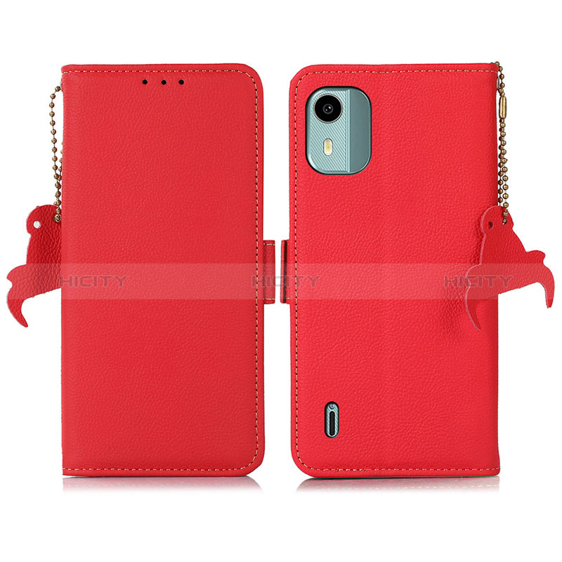 Funda de Cuero Cartera con Soporte Carcasa B01H para Nokia C12 Pro