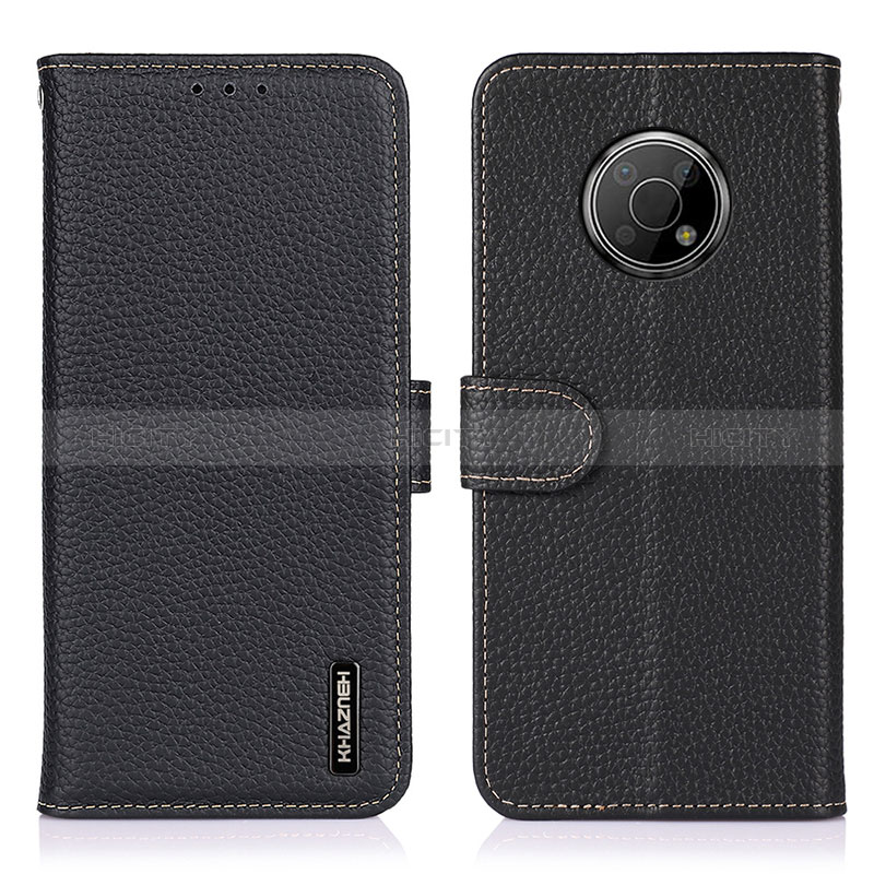 Funda de Cuero Cartera con Soporte Carcasa B01H para Nokia G300 5G Negro