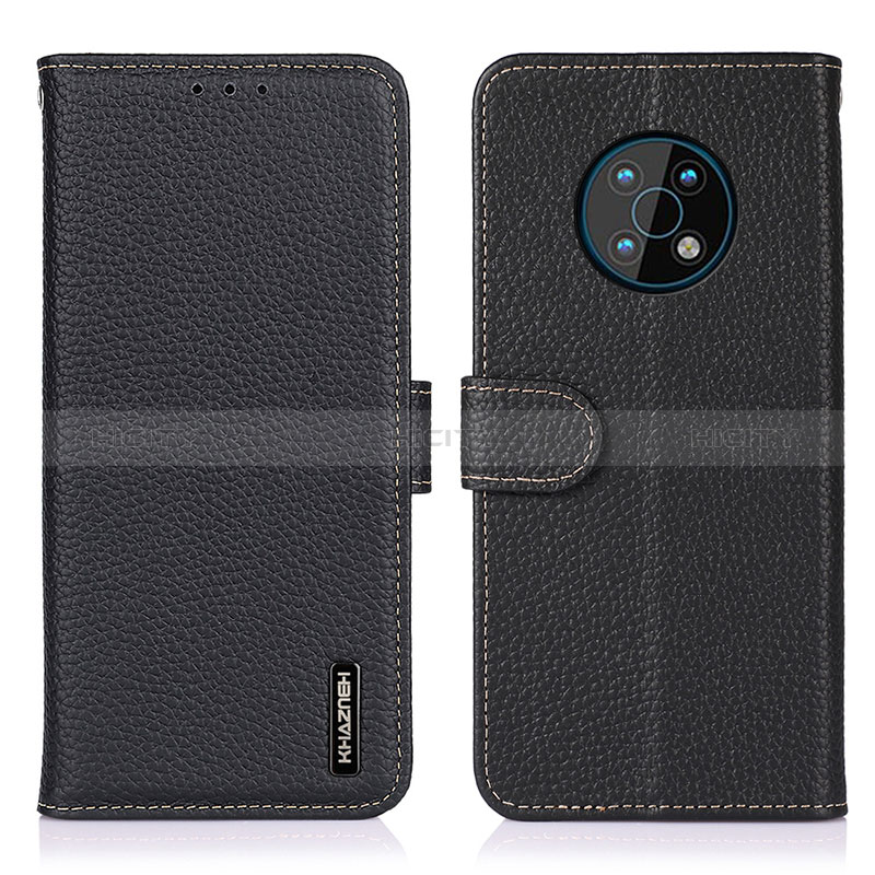 Funda de Cuero Cartera con Soporte Carcasa B01H para Nokia G50 5G Negro