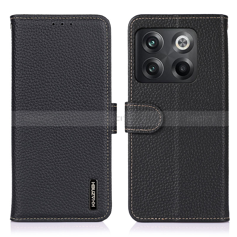 Funda de Cuero Cartera con Soporte Carcasa B01H para OnePlus Ace Pro 5G Negro