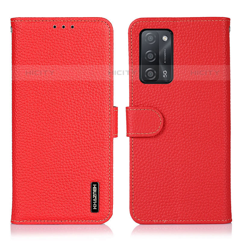 Funda de Cuero Cartera con Soporte Carcasa B01H para Oppo A53s 5G