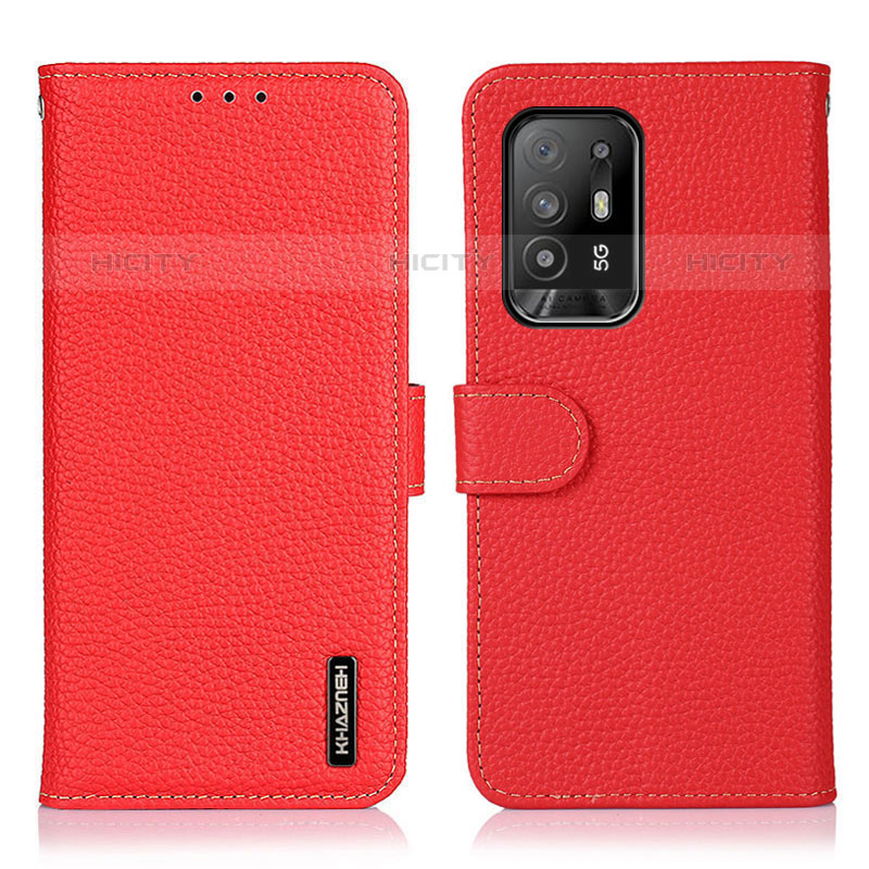 Funda de Cuero Cartera con Soporte Carcasa B01H para Oppo F19 Pro+ Plus 5G