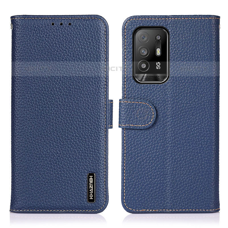 Funda de Cuero Cartera con Soporte Carcasa B01H para Oppo F19 Pro+ Plus 5G