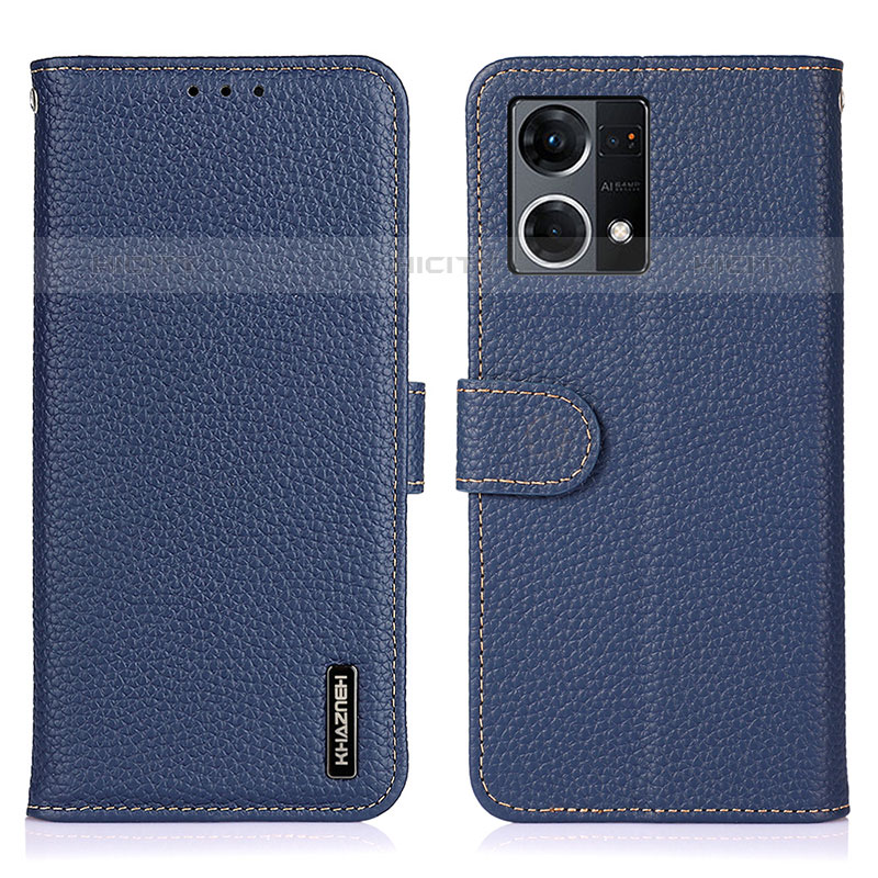 Funda de Cuero Cartera con Soporte Carcasa B01H para Oppo F21 Pro 4G