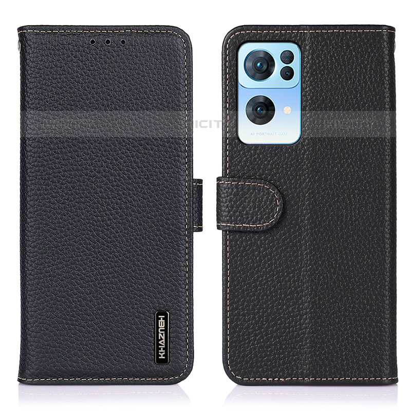 Funda de Cuero Cartera con Soporte Carcasa B01H para Oppo Reno7 Pro 5G