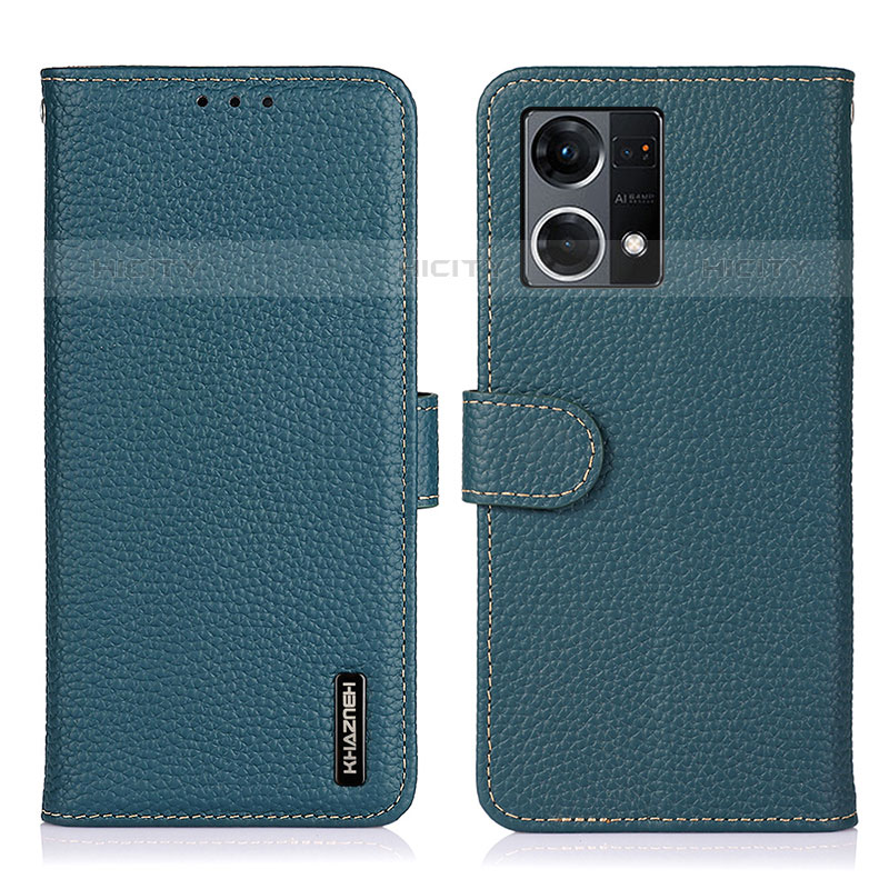 Funda de Cuero Cartera con Soporte Carcasa B01H para Oppo Reno8 4G