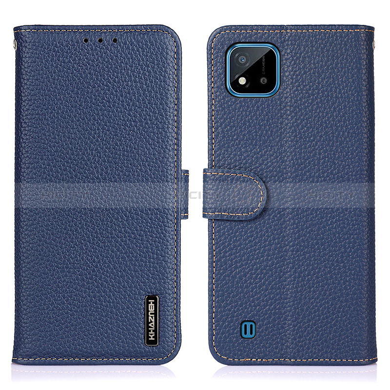 Funda de Cuero Cartera con Soporte Carcasa B01H para Realme C11 (2021)