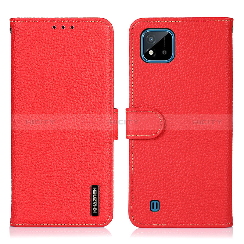 Funda de Cuero Cartera con Soporte Carcasa B01H para Realme C11 (2021)