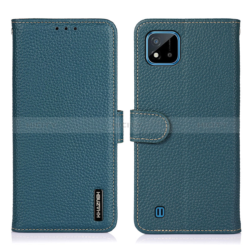 Funda de Cuero Cartera con Soporte Carcasa B01H para Realme C20A